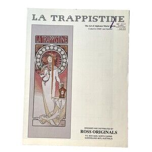 Ross Original Cross Stitch Pattern Renaissance ART TRAPPISTINE Alphonse Muona